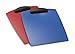 Storex Hard Poly Clipboard, Letter, Blue, Case of 12, STX40116B12C