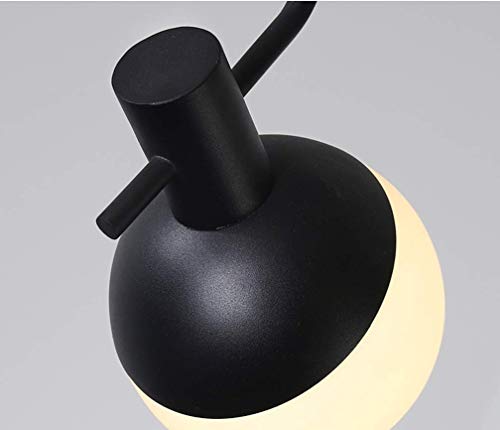 Lustre rond E14 moderne avec suspension réglable et diffuseur en verre clair - 7
