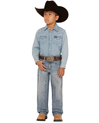 Cody James Boys' Hamshackle Wash Relaxed Boot Denim Jeans - Cbfa22j64-Big