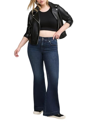 Torrid Women's Plus Size Jeans - Bombshell Flare High-Rise Jean