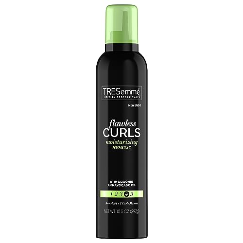 TRESemmé Flawless Curls Nourishing Mousse With Coconut and Avocado Oil 10.5 oz