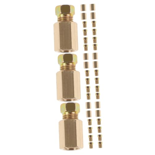 Conector de línea de freno con rosca de presión Gatuida de uso rápido y tres piezas