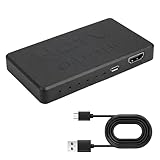 Diffusion HDMI 1 vers 4 Écrans: Ce splitter HDMI 1 entrée 4 sorties permet de dupliquer un signal HDMI vers quatre écrans simultanément. Idéal pour TV, moniteur ou projecteur, il fonctionne en mode miroir avec une transmission stable et sans délai.