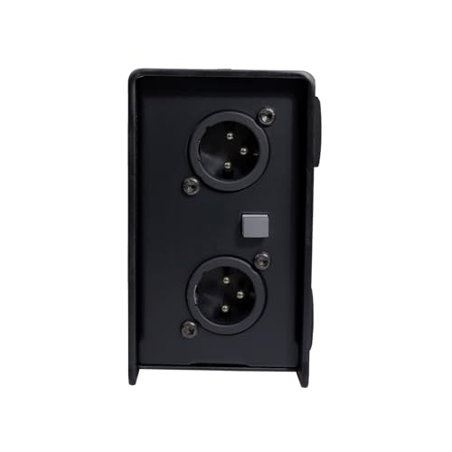 Image of Xtreme Acoustics DI2 Pro - Professional Audio Passive Stereo Direct Box | Dual Channel 1 /4 inch Input | Dual Channel Balanced XLR Output | Low Distortion | (Black)