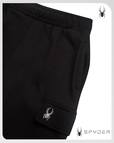 Spyder pantalon de survêtement cargo homme polaire jogging athlétique - 5