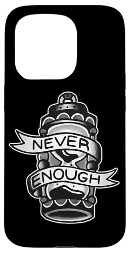 Never Enough Time �����v �^�g�D�[�t���b�V�� �X�}�z�P�[�X iPhone 15 Pro �p