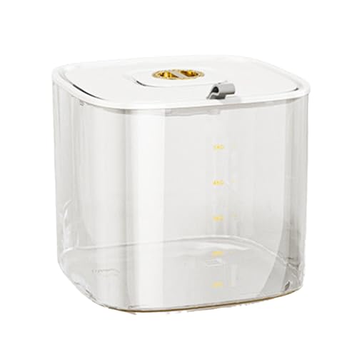Contenedor Para Arroz – Dispensador De Hermética A Prueba De Fugas, Contenedor De Alimentos Secos | Almacenamiento Perfecto En La Despensa De La Cocina Para Harina De Trigo, Cereales, Aperitivos,