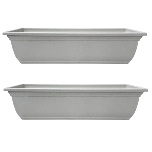 The HC Companies Mojave Rectangular Planter Box...