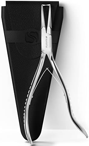 Suvorna Microlinks hair extension pliers & Hair Extension Tool Plier for Micro link, Micro Ring, Feather Extension, Beads Opener & Removal Tool Kit - Steel Professional Hair Loop & Styling Tool