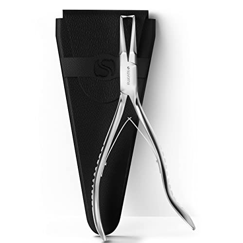 Alicate Suvorna para extensões de cabelo com micro elos e micro anéis, aço inoxidável, 1 unidade