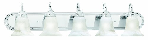 Review Thomas Lighting SL75854 Homestead Bath Light, Chrome