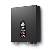 TOTTE 18KW Electric Tankless Water Heater, 240V On-Demand Instant Hot Water Heater for Whole House, Easy Install with Digital Display for Shower & Sink, Black