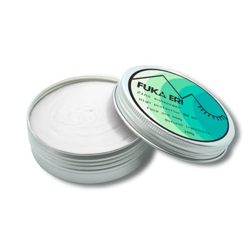 Fuka Eri mineral zinc sunscreen, non-nano. Natural ingredients, High protection 50 SPF. Vegan - Image 2