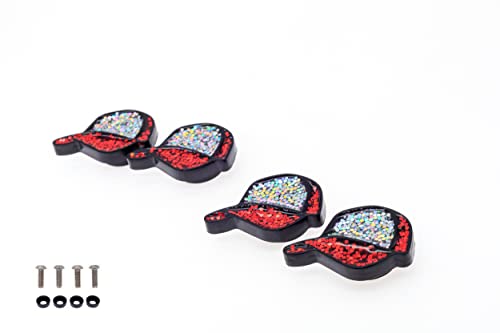 Image of FD&D Multiple Use Shining Screw Cap, Red Sport Cap Pattern with M5 Machine Screw