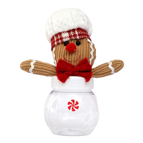 Pot à biscuits en d'épices – Récipient à sucre de Noël, porte-bonbons en d'épices, rangement de cuisine de vacances, boîte à friandises festives, centre de table de fête | Décoration de