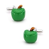 Tipo de Metales: Cobre LUOSI Fibra Brass Gemelos for los Hombres de Frutas Diseño de calidades de Color Verde Gemelos
