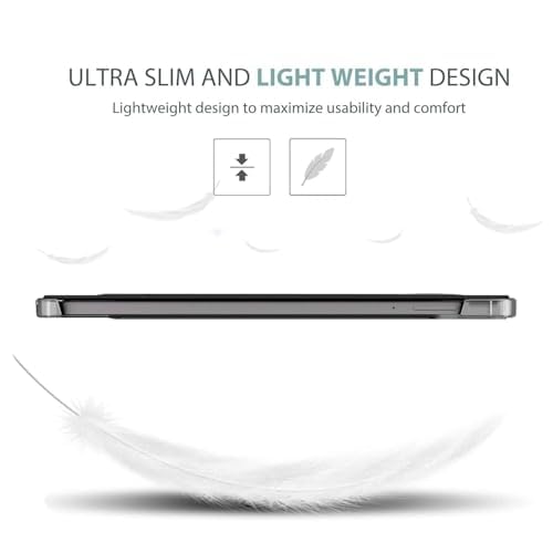 Image of ProElite Case Cover for Realme Pad 2 Lite 10.95 inch Cover, Smart Flip Case Cover for Realme Pad 2 Lite 10.95 inch Translucent Back with Stylus Pen, Dark Green