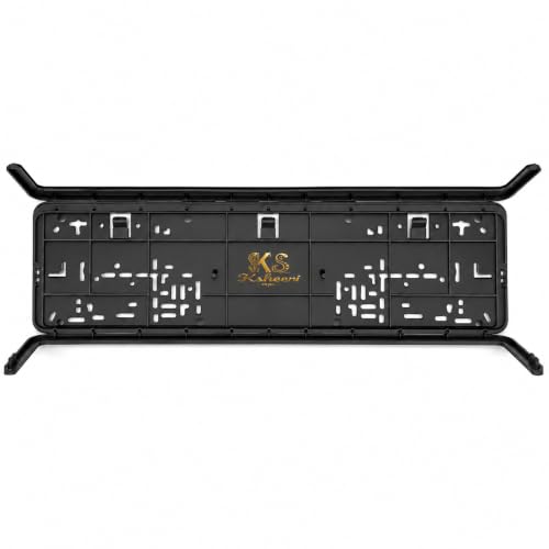 KSHEERI Store KSHEERI Car Number Plate Frame Cover Black - Image 3