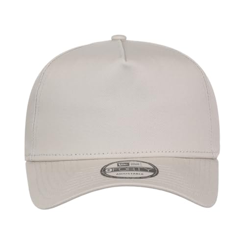 Image of New Era 9FORTY A-Frame Snapback - Blank Custom Cap with Performance Fit in Unique Color Options from The Icon of Sports and Streetwear Culture - Stone