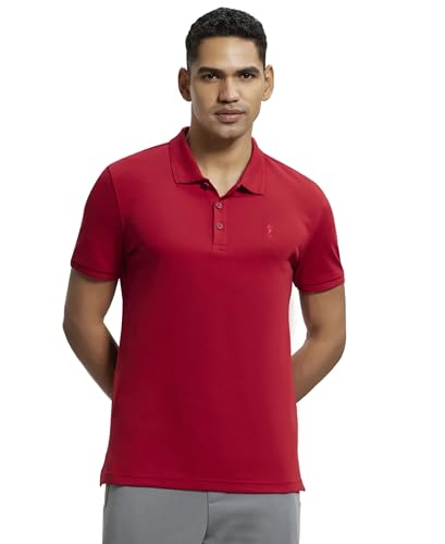 Image of Jockey 3912 Men Super Combed Cotton Rich Solid Half Sleeve Polo T-Shirt