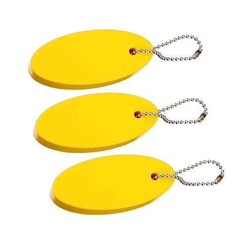 KITANDOVE 3pezzi Portachiavi Galleggiante Ovali Pu Ecologici Acquatici Chiavi e Accessori Nautici