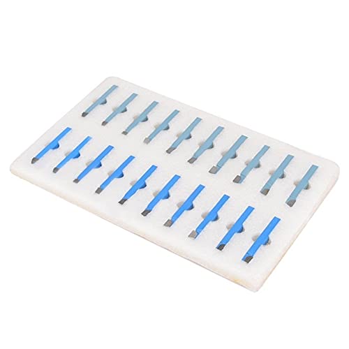 20 piezas punta de carburo metal para torno 1/4 pulg miniatura 6