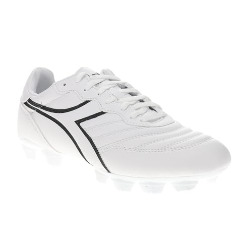Diadora Mens Brasil R LPU Soccer Cleats - Black, White - Size 9.5 M2