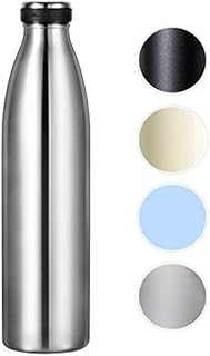 Love-KANKEI Water Bottle Vacuum Insulated Bottle 500ml/24hrs Cold - Stainless Steel Double Walled and BPA Free - 12hrs Hot Drinks Water Coffee Milk White Thermal Flask Travel Flask