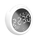 【Bluetooth: 5.0, pantalla de 3,5 pulgadas, carga USB】Radio reloj despertador usb, Usando el módulo de chip Bluetooth 5.0, conexión estable, efecto de transferencia de buena calidad de sonido, altavoces de rango completo de 5 W, el sonido es agradable. Ampliación de dos puertos USB para carga de teléfonos móviles.