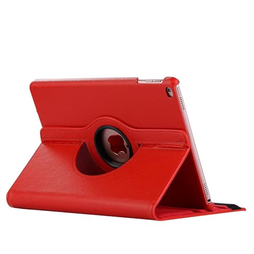 Image of Mcart Rotate Flip ipad Cover iPad 9.7 case 2018 /2017 5th ipad case 6th Generation Red