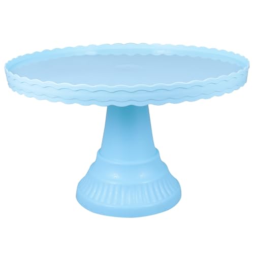 CORHAD Alzata Cupcake in Plastica Pp Blu Elegante, Supporto per Dolci e Torte per Feste di Compleanno e Bridal Shower