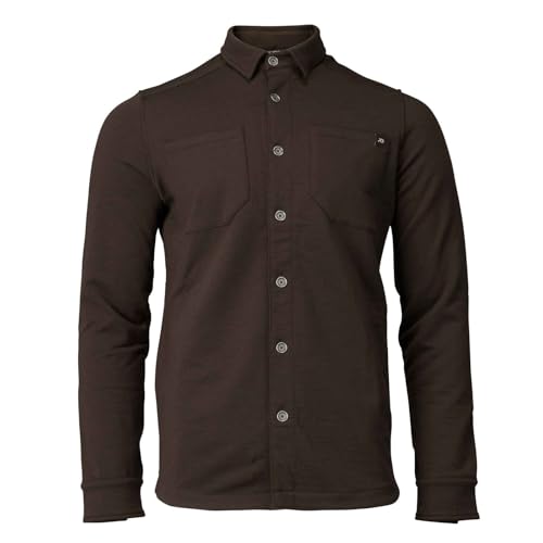 First Lite Men's Rugged Wool Field Shirt - Durable Merino Wool Hunting Midlayer