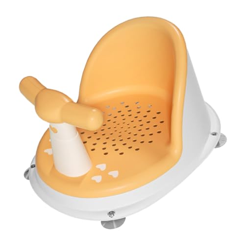 VICASKY ちゃん用バスチェア 滑り止めデザイン 幼児向けお風呂サポート お風呂 遊び 食事用 多目的ベビーバス 折り畳み式で持ち運び便利