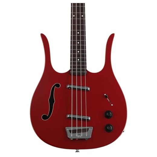 DANELECTRO 58 graves largos, rojo intenso