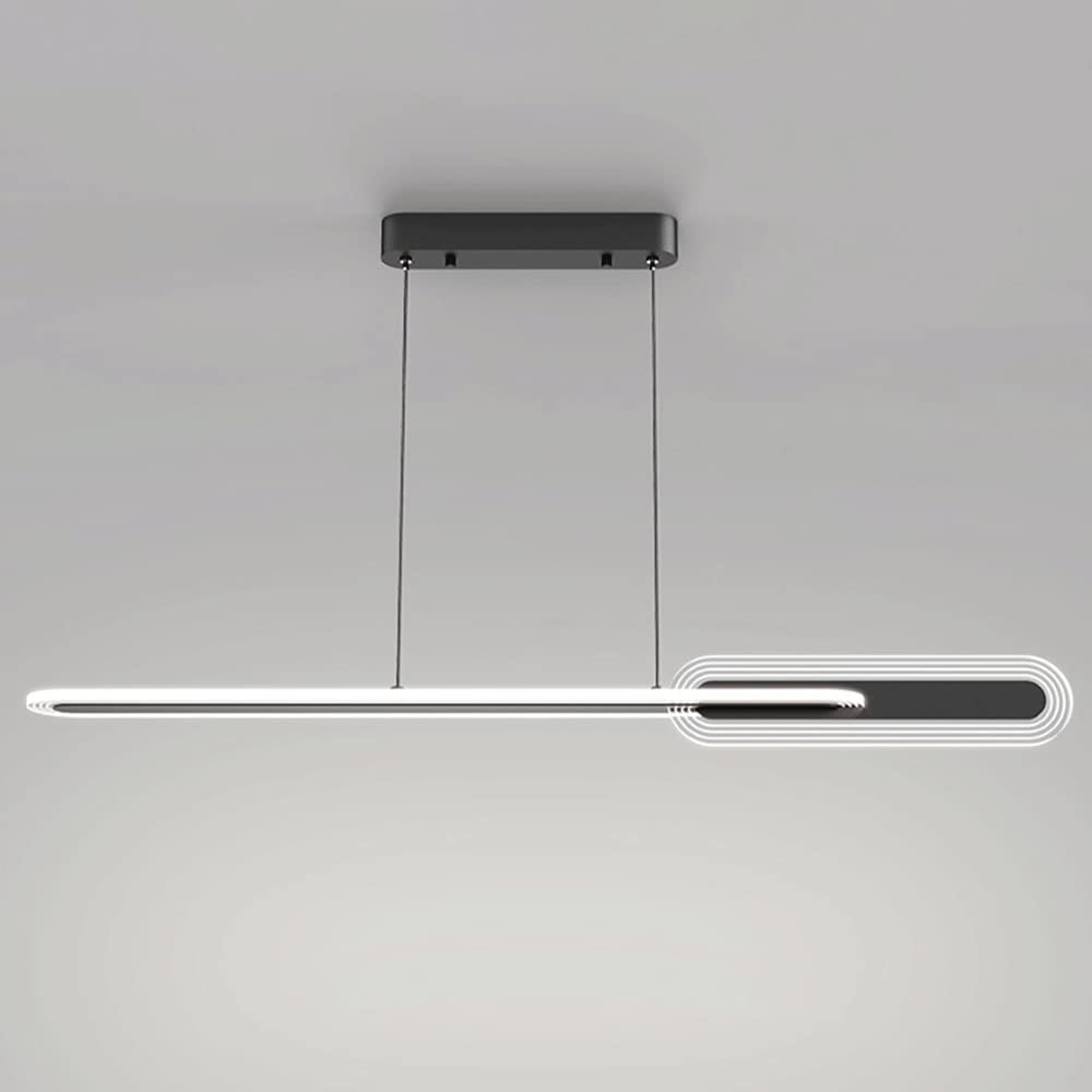 Suspension de salle à manger LED noire pour illuminer vos dîners