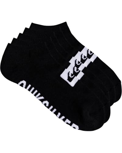 Quiksilver Men's 5anklepack (Kvj0) Socks, Black, One Size, Black, One Size