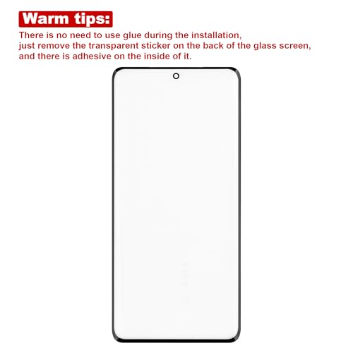 Vitre avant OnePlus 12 6.8 pouces avec colle OCA et kit outils de réparation Duotipa - 4