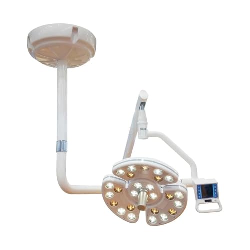 EustomA Ceiling Mounted LED Light 30 W Shadowless LED Exam Lamp Operating Light 26 LEDs Planting Lamp Color Temperature Adjustable with Upgraded Arm KY-P138