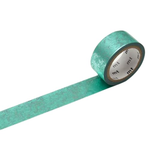 Image of MT MTHK1P12 Fab Metallic Green Dust 'Washi' Masking Tape
