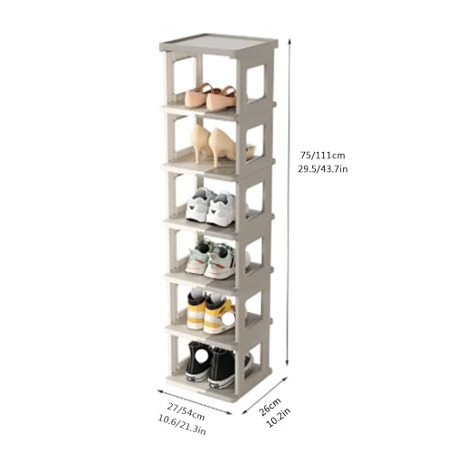 Rangement à chaussures plastique discret pour désencombrer les chambres - 2