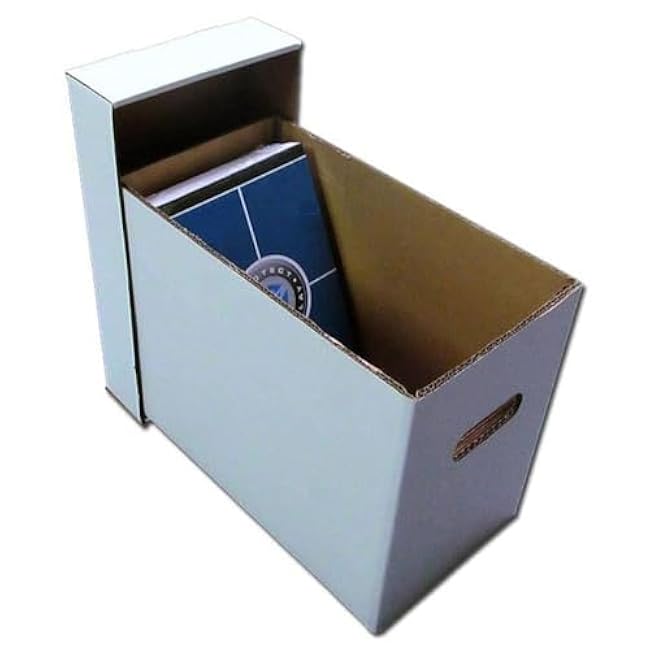 Short Comic Storage Box - Pack of 10, Brilliant white