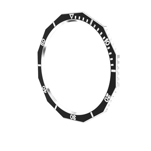 【KOOLRIVER】ウォッチベゼル・腕時計ベゼルリング・Galaxy Watch 6 Classic用 ベゼルリング 保護カバー ベゼルリングフレーム プラスチック 取付簡単 粘着式 ギャラクシーウォッチ6 クラシック 47mm スタイリッシュ スマート