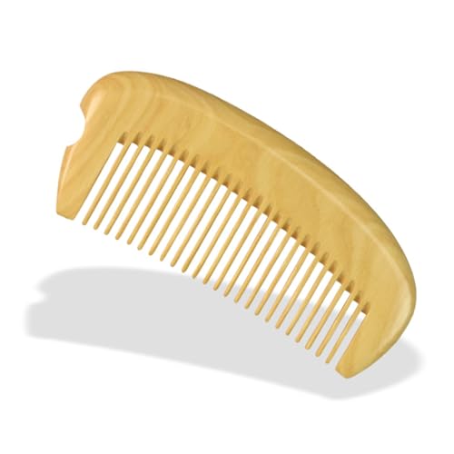 木櫛 ヘアブラシ 櫛 木製櫛 女性と男性のための携帯用櫛 美髪ケア