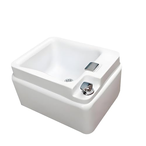 LHXLSH Foot Bath Heated Foot Spa Acrylic Footbath Portable Foot Spa Bathtub with Drain and Adjust Hot and Cold Water Foot Bath Used in Beauty Salons and Nail Salons Footbath