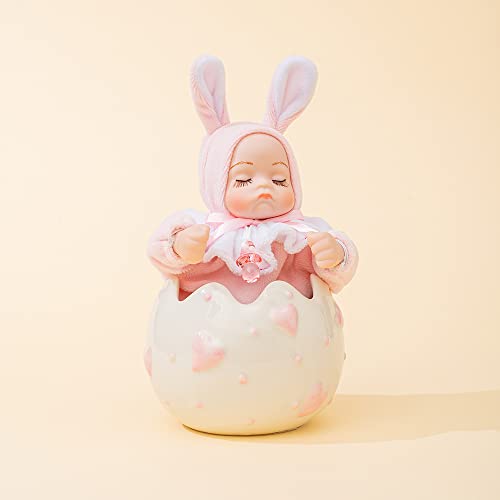 LOVE FOR YOU Eggshell Bobblehead Doll Baby Music Box for Girls and Boys Kids Sister Son Daughter Mom Granddaughter Grandson Baptism Christening Shower Decoration Christmas Birthday Presents Gifts