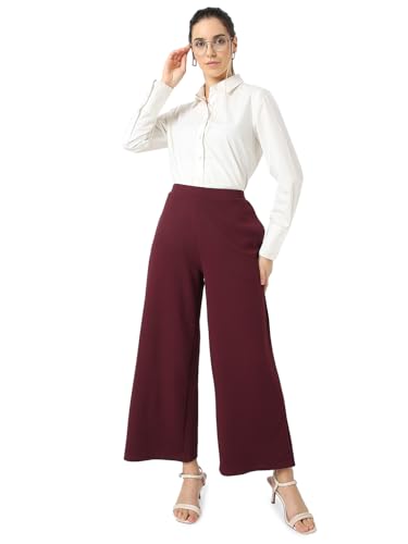 Image of Smarty Pants Women's Cotton Rib Pleated Trouser.