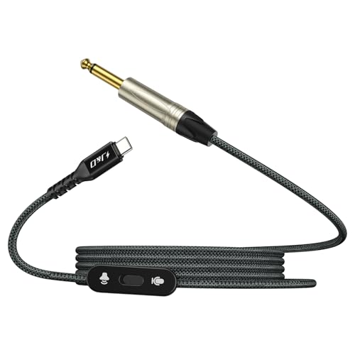 J&D USB-C vers 6.35 mm câble audio 2 en 1 2m