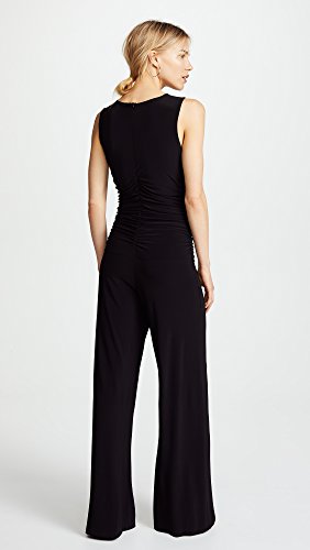 Norma Kamali Women's Kamali Kulture Shirred Waist Jumpsuit, Black, S #TOP2