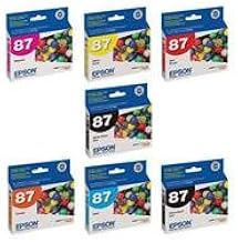 Complete Ink Cartridge Set (B) for Epson Stylus Photo R1900 Printer