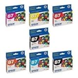 Epson Complete Ink Cartridge Set (B) for Epson Stylus Photo R1900 Printer